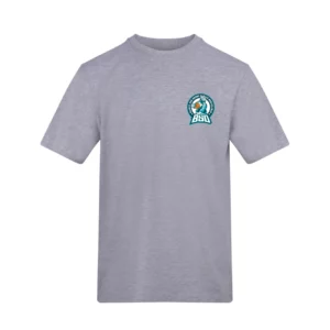 Tee-shirt basket sud drôme personnalisable gris chiné